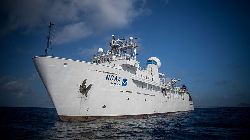 The Okeanos Explorer at sea